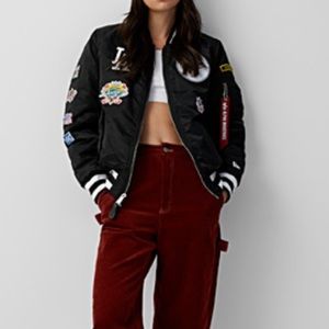 New Era x Alpha Industries Los Angeles Dodgers MA-1 Bomber Reversible